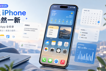 2026年5月让iPhone焕然一新的必备App：天气笔记桌面小组件全都有