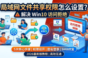 局域网文件共享权限怎么设置？解决 Win10 访问拒绝