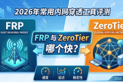 2026 常用内网穿透工具评测：FRP 与 ZeroTier 哪个快？