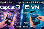手机剪辑软件对比：CapCut 与 VN 哪个更适合新手？