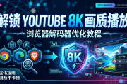 解锁 YouTube 8K 画质播放：浏览器解码器优化教程